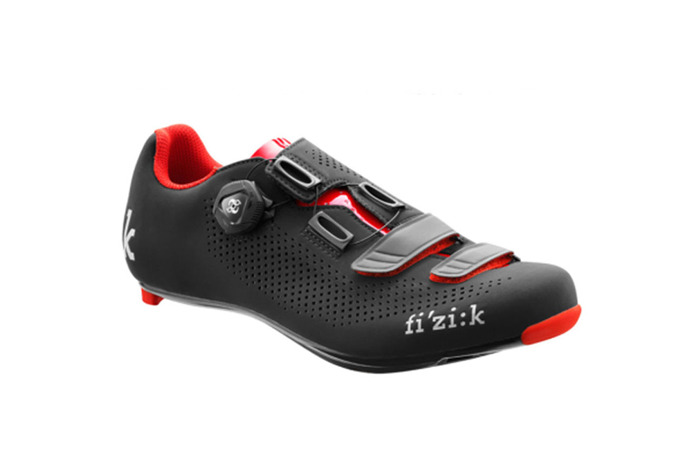 피직 R4B 클릿슈즈 자전거 신발 (블랙/레드)