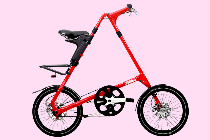 스트라이다 SX QR+ 레드 미니벨로 자전거
